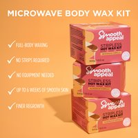 large microwave stripless hot wax kit (300g)